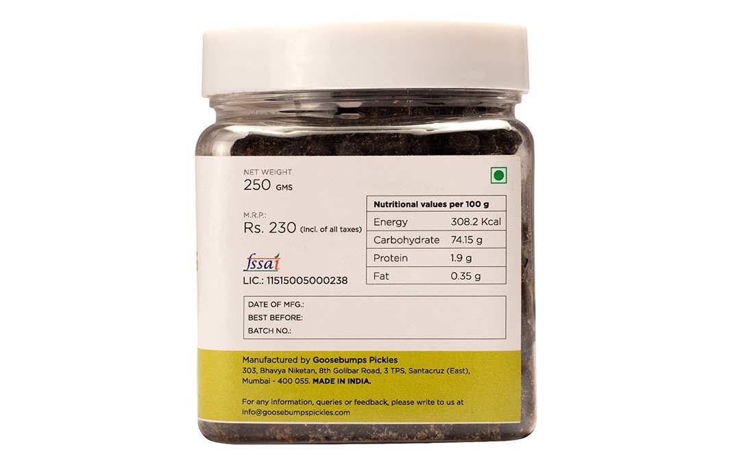 Goosebumps Masala Grapes (Digestive) Homemade Aftermeal   Glass Jar  250 grams